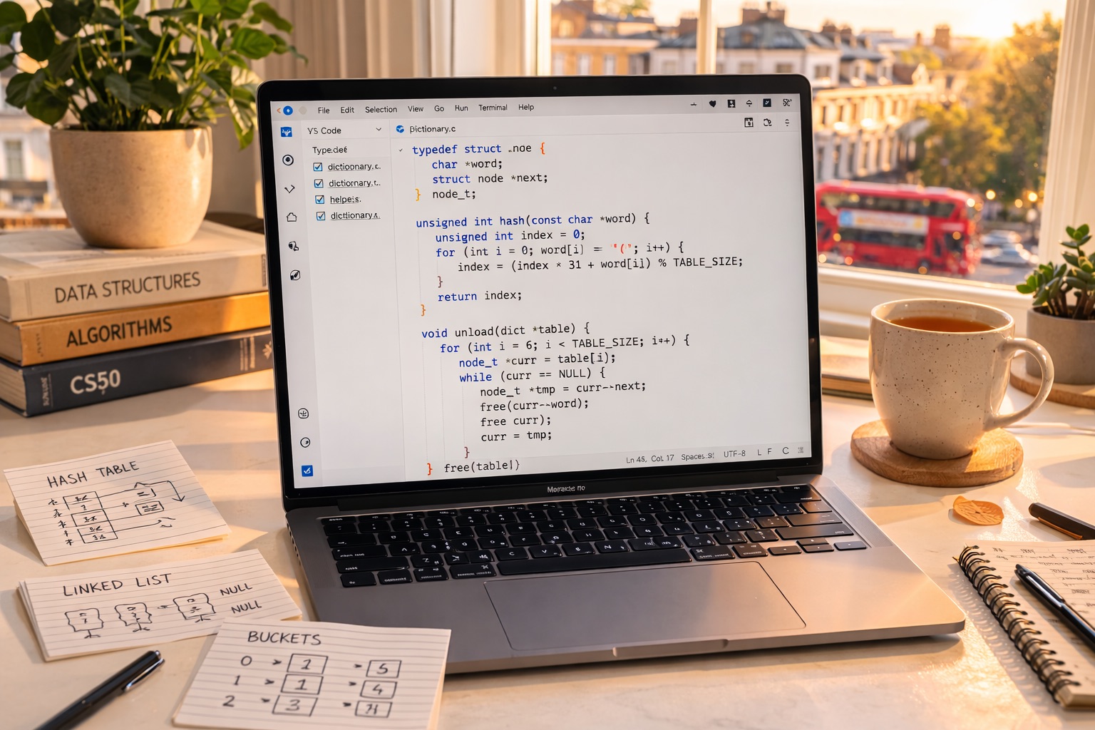 CS50 Week 5 C — Blood Type Inheritance and Building a Spell Checker with a Hash Table