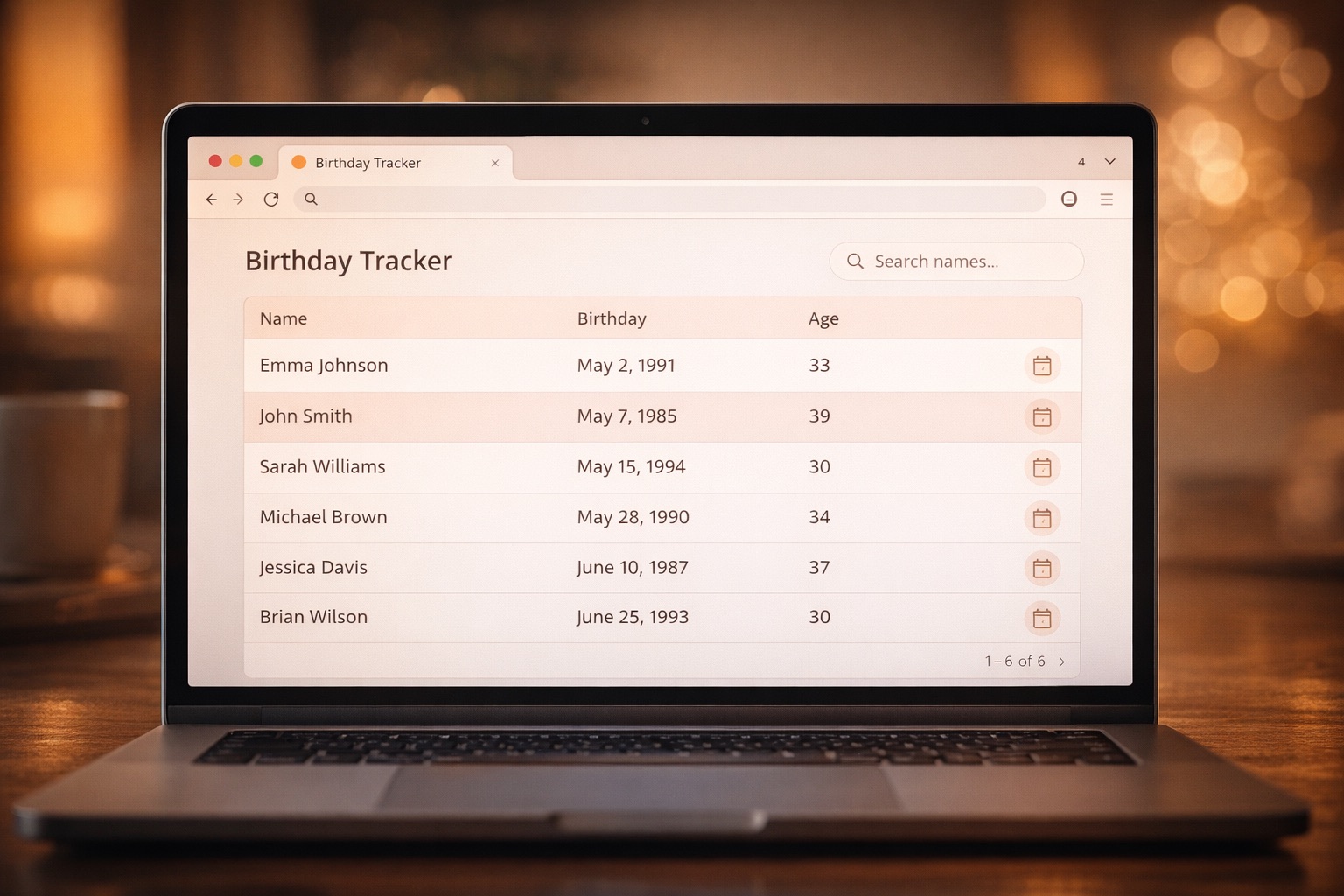 CS50 Week 9 Flask — Building a Birthday Tracker with Full CRUD and Custom CSS